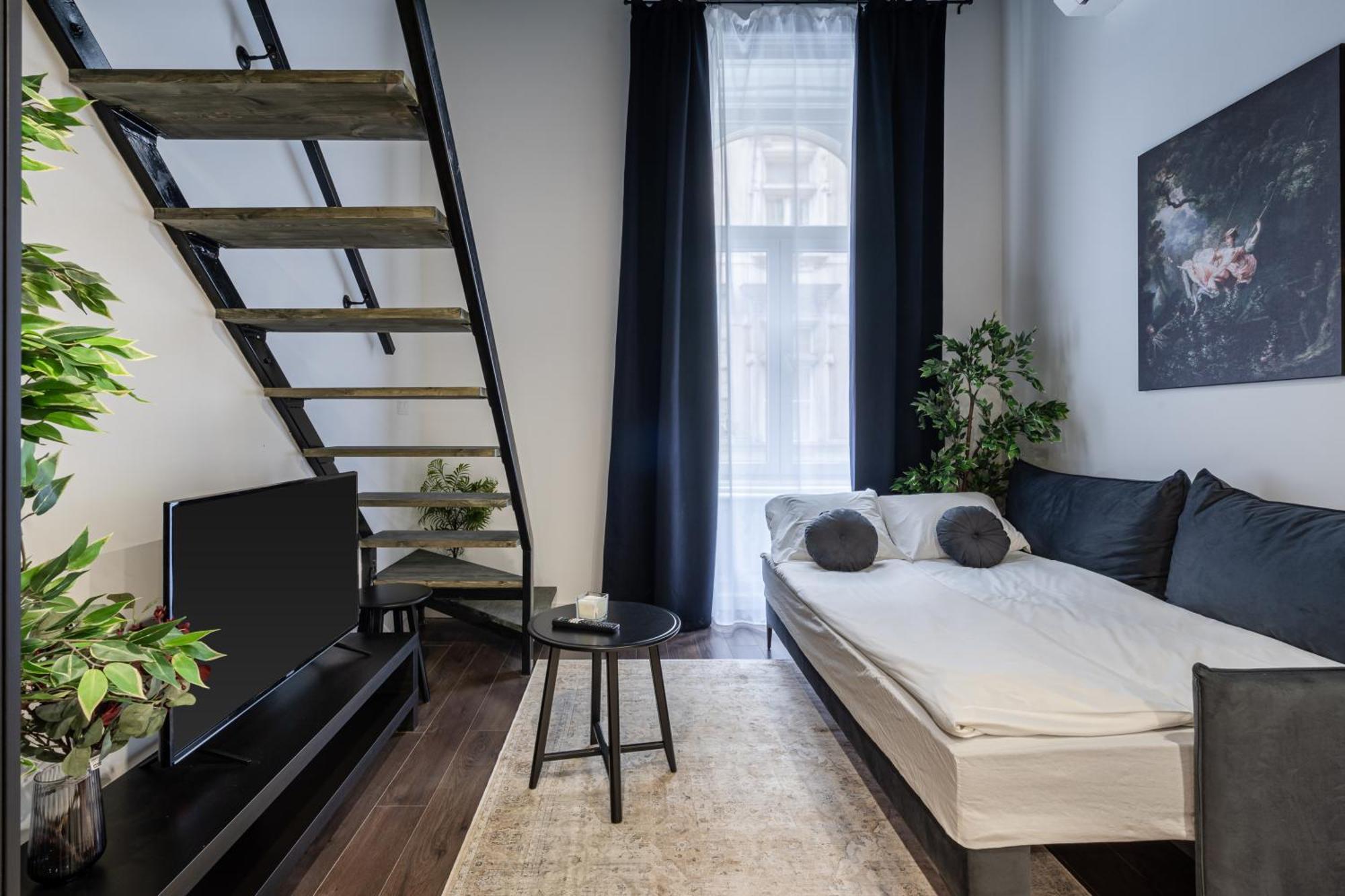 E41 - Trendy Boutique Apartments - Prime Spot By Bqa 부다페스트 객실 사진